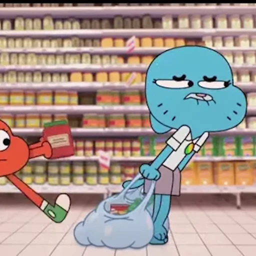 🛍 Стикер «Гамбол / Gumball» для Telegram