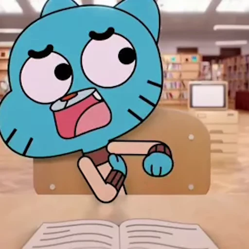 😣 Стикер «Гамбол / Gumball» для Telegram