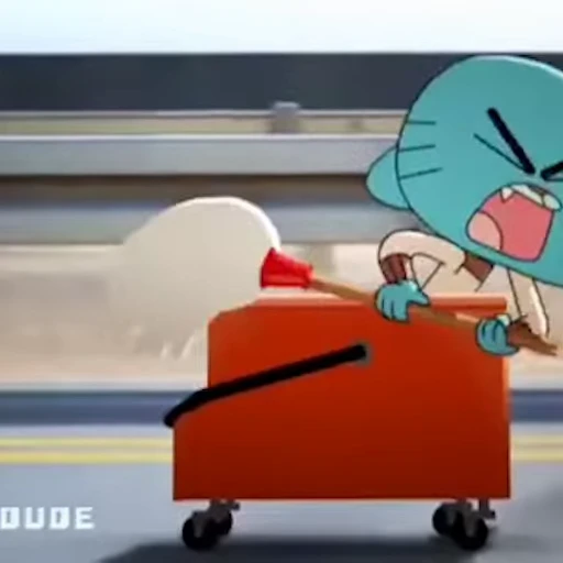 🚕 Стикер «Гамбол / Gumball» для Telegram