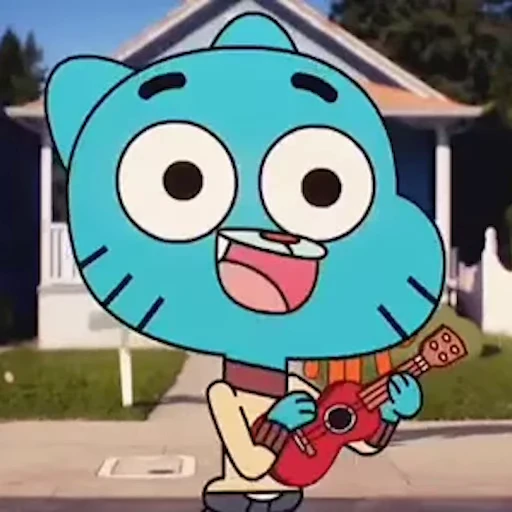 🎸 Стикер «Гамбол / Gumball» для Telegram
