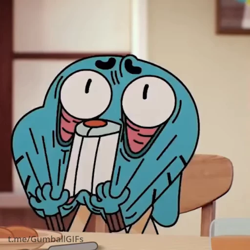 😠 Стикер «Гамбол / Gumball» для Telegram