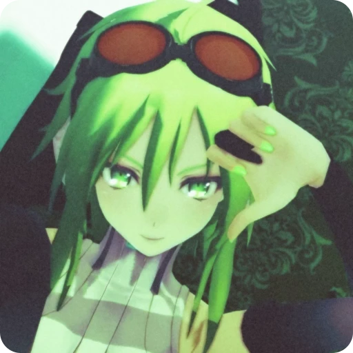 🍵 Стикер «Megpoid GUMI» для Telegram