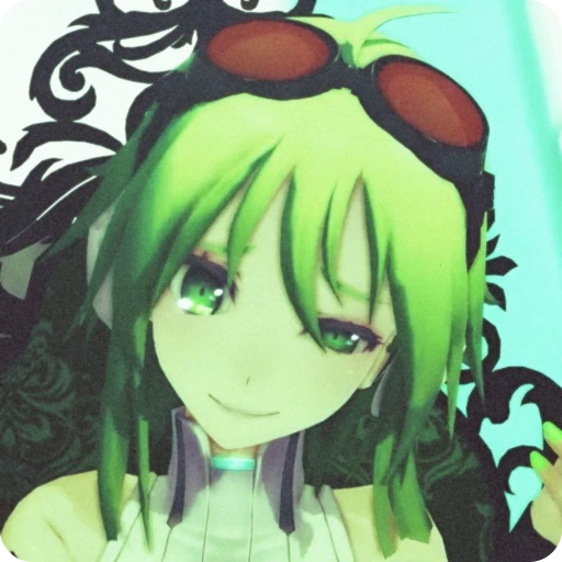 🍵 Стикер «Megpoid GUMI» для Telegram