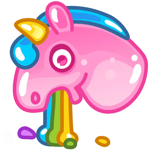 🦄 Стикер «Gummy Bear Emoji» для Telegram