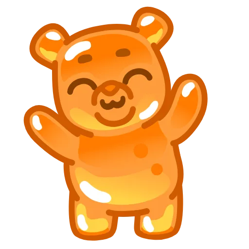 ☺️ Стикер «Gummy Bear Emoji» для Telegram