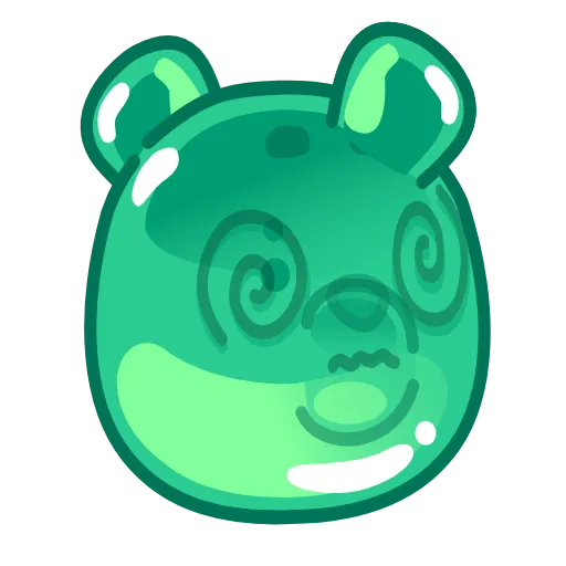 😵‍💫 Стикер «Gummy Bear Emoji» для Telegram