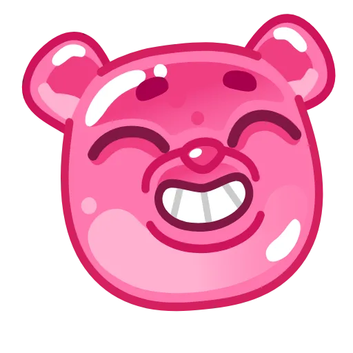 Стикерпак Gummy Bear Emoji для Telegram