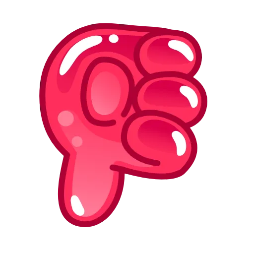 👎 Стикер «Gummy Bear Emoji» для Telegram