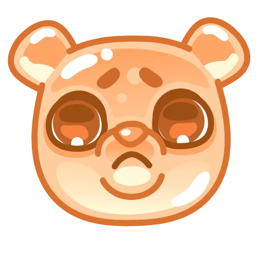 😢 Стикер «Gummy Bear Emoji» для Telegram