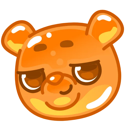 😏 Стикер «Gummy Bear Emoji» для Telegram