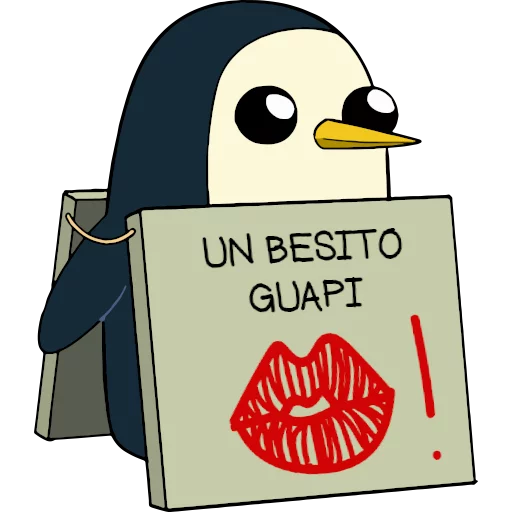 🐧 Стикер «Gunter (Hora de aventuras) - Frases» для Telegram