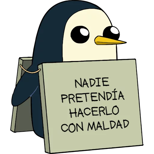 🤷‍♀️ Стикер «Gunter (Hora de aventuras) - Frases» для Telegram