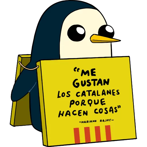 💛 Стикер «Gunter (Hora de aventuras) - Frases» для Telegram