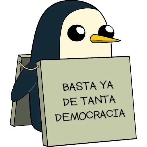 🚫 Стикер «Gunter (Hora de aventuras) - Frases» для Telegram