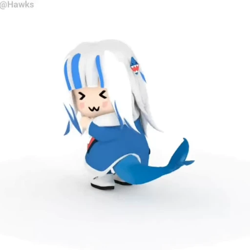😆 Стикер «Gawr Gura» для Telegram