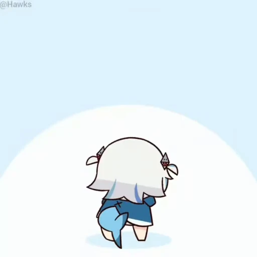 💃 Стикер «Gawr Gura» для Telegram