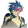 Стикер 30 Gurren Lagann