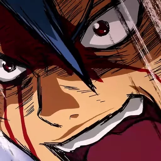😡 Стикер «Gurren Lagann» для Telegram