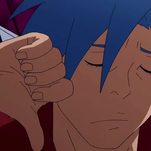 👎 Стикер «Gurren Lagann» для Telegram