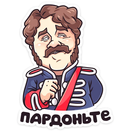 🤨 Стикер «Гусар ТНТ» для Telegram