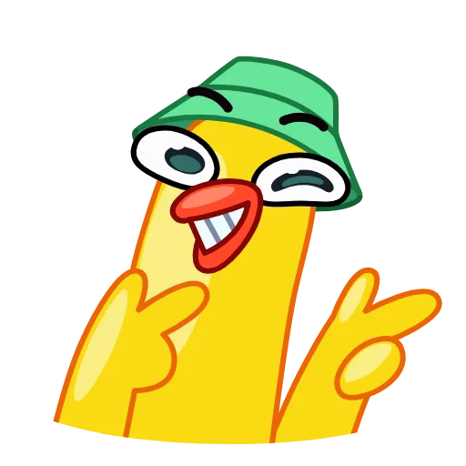 Стикер 27 Гусь Гагусь - Goose emoji