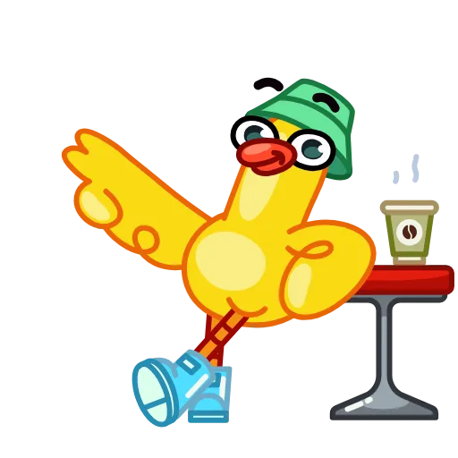 Стикер 29 Гусь Гагусь - Goose emoji