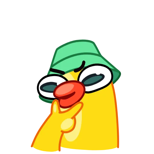 Стикер 4 Гусь Гагусь - Goose emoji