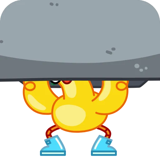 Стикер 28 Гусь Гагусь - Goose emoji