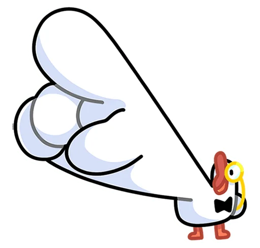 ☦ Стикер «Гусь - за мат кусь без надписей!» для Telegram
