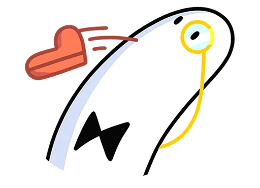 😵 Стикер «Гусь - за мат кусь без надписей!» для Telegram