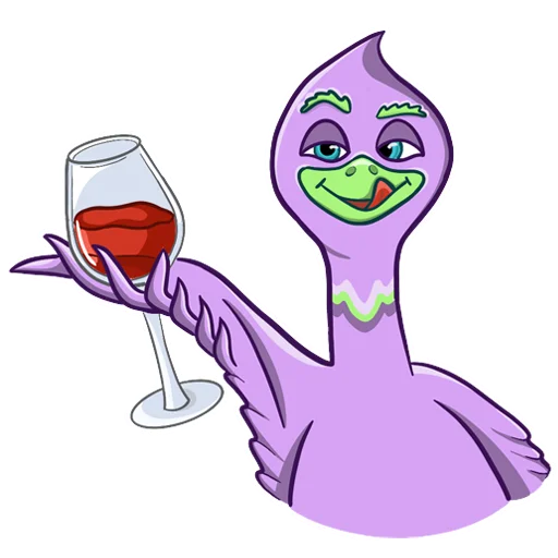 🍷 Стикер «Гусилий Гусьтав» для Telegram