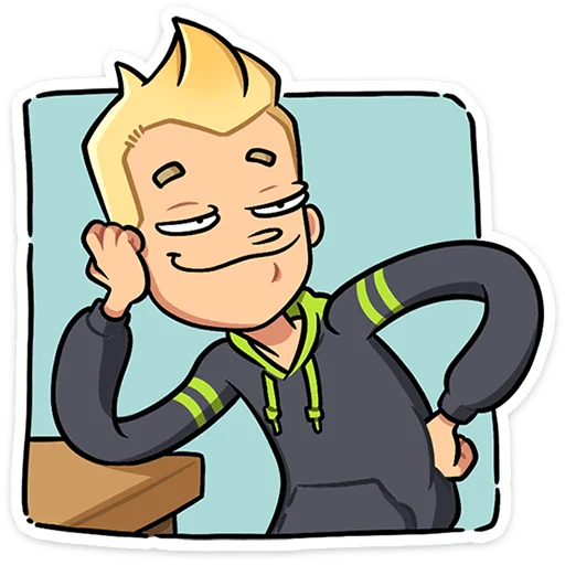 🧍‍♂️ Стикер «Челик» для Telegram