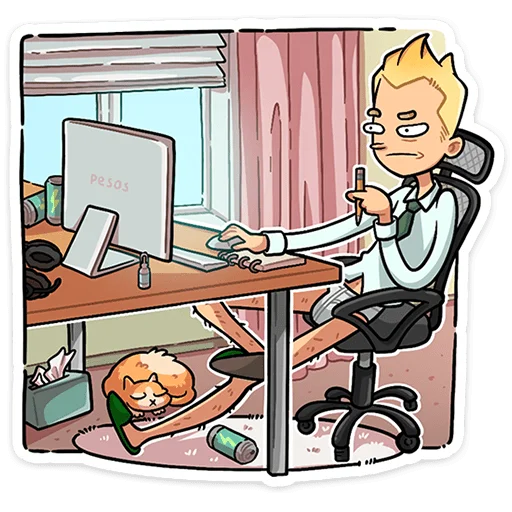 😑 Стикер «Челик» для Telegram