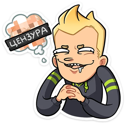 🧍‍♂️ Стикер «Челик» для Telegram