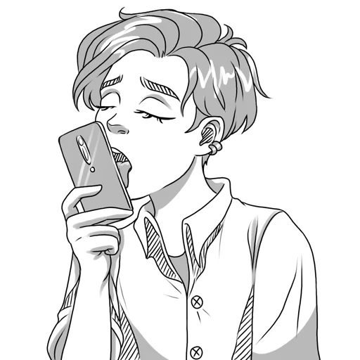 🥰 Стикер «Gvai boy» для Telegram