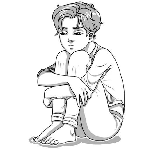 😔 Стикер «Gvai boy» для Telegram