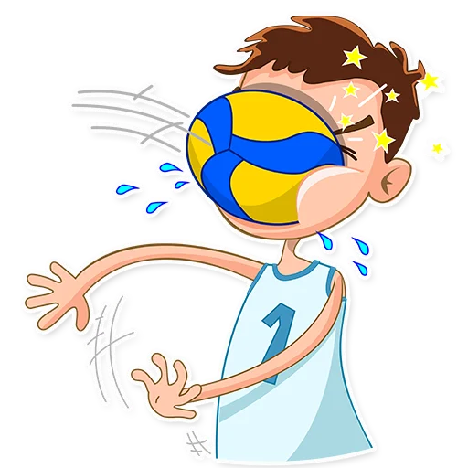 🤦‍♂️ Стикер «George Volleyball» для Telegram