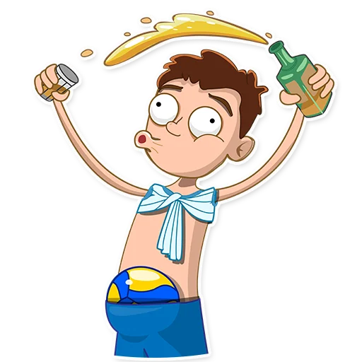 🥴 Стикер «George Volleyball» для Telegram