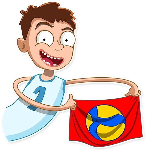 😃 Стикер «George Volleyball» для Telegram