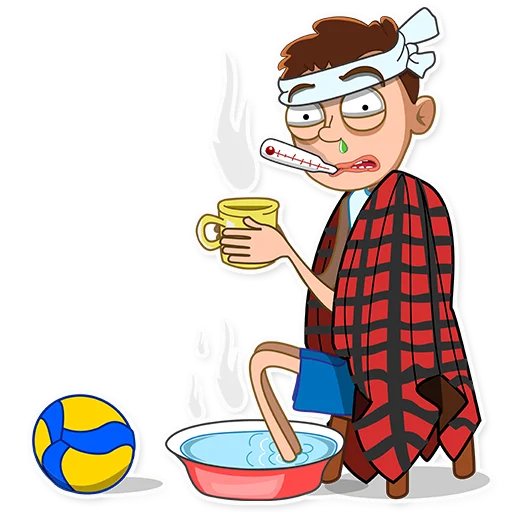 🤒 Стикер «George Volleyball» для Telegram