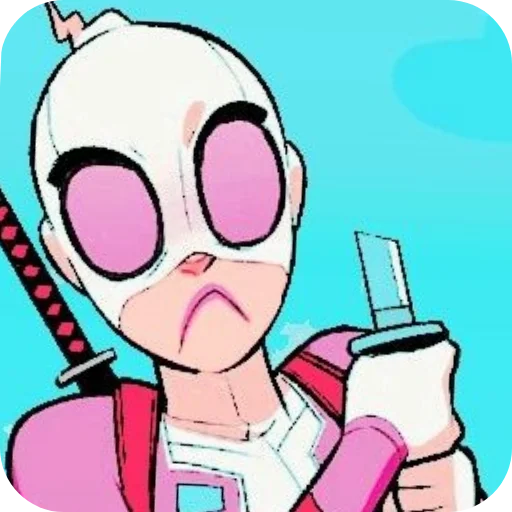 ☹ Стикер «Gwenpool» для Telegram