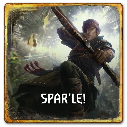 👊 Стикер «Gwent Scoiatael» для Telegram