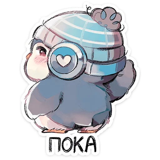 🐧 Стикер «Гвик» для Telegram