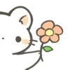 Стикер 10 Снежок #cute #animals #emoji