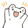 Стикер 4 Снежок #cute #animals #emoji