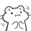 Стикер 8 Снежок #cute #animals #emoji