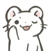 Стикер 23 Снежок #cute #animals #emoji