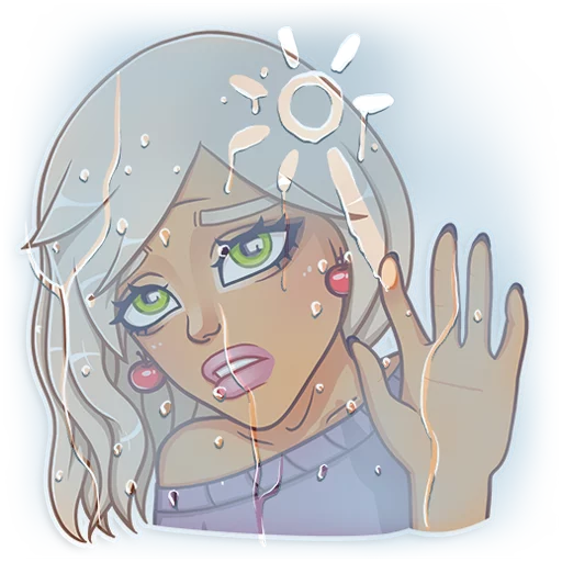 😔 Стикер «Gyaru» для Telegram