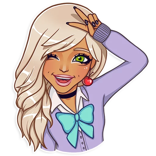 👋 Стикер «Gyaru» для Telegram