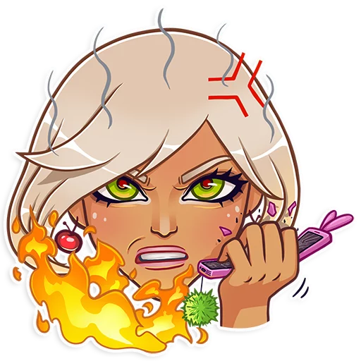😡 Стикер «Gyaru» для Telegram
